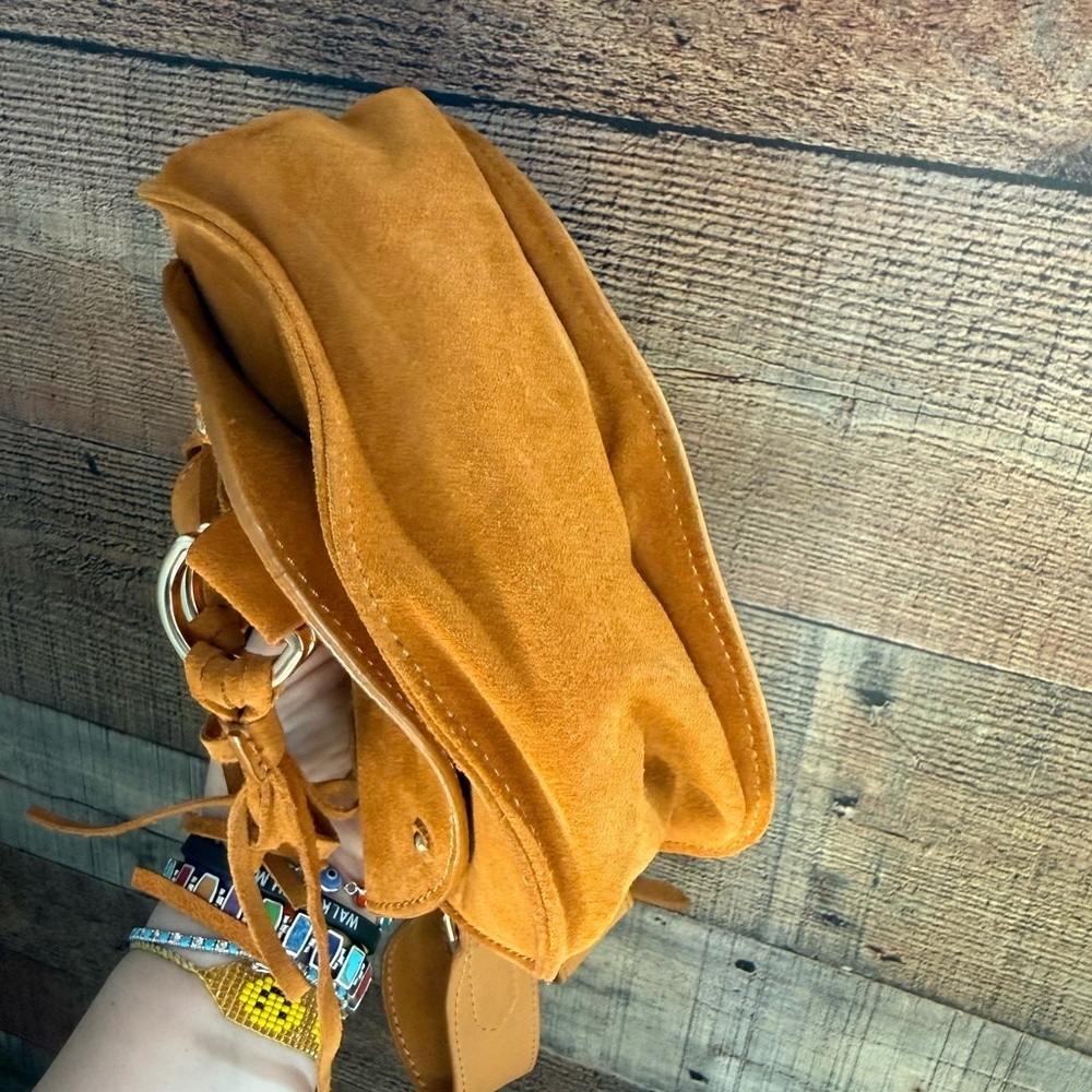See By Chloé Collins Suede Crossbody Saddle Bag - Picture 11 of 15